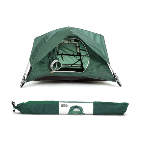 Tiny Tent Packable Miniature Travel & Play Tent for Pets Alpine Green