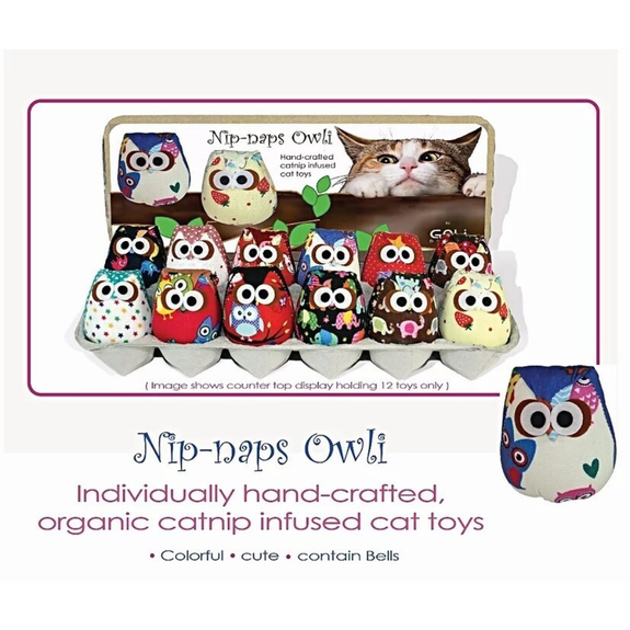 Nip Nap Owli Catnip Infused Cat Toy