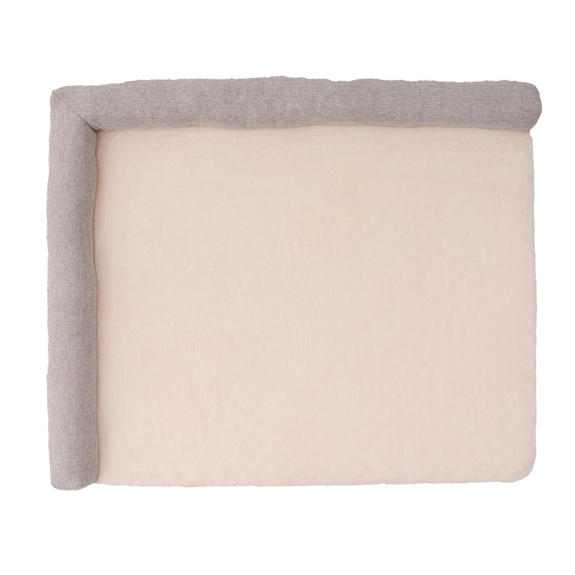 Khaki Orthopedic Lounger Bed Pet Bed