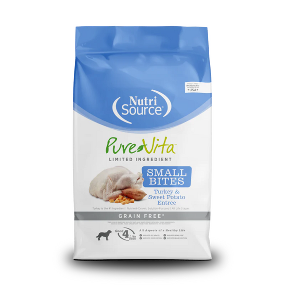 Turkey & Sweet Potato Small Bites Entrée Limited Ingredient Grain-Free Dry Dog Food