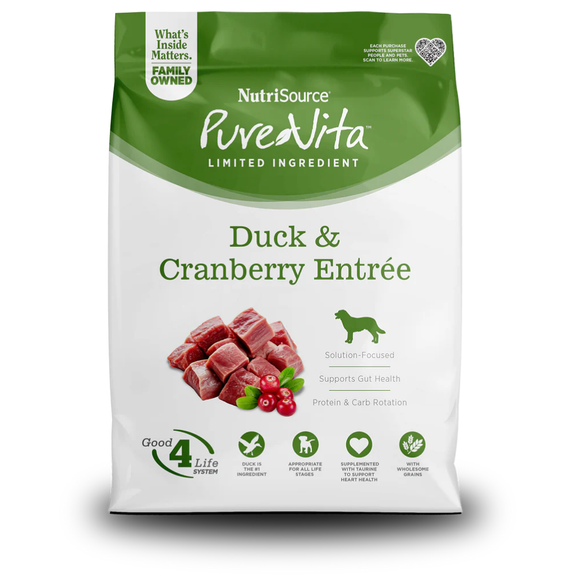 Duck & Cranberry Entrée Limited Ingredient Dry Dog Food