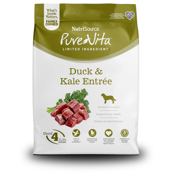 Duck & Kale Entrée Limited Ingredient Dry Dog Food