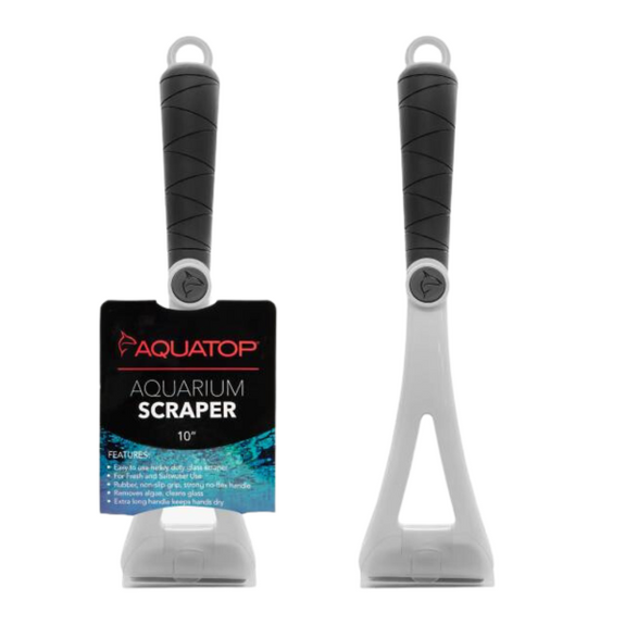 10 inch Glass Aquarium Scraper with Stainless Steel Blade