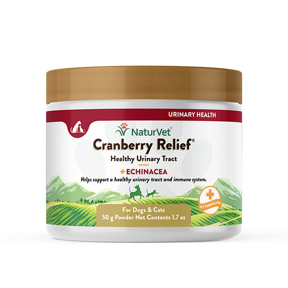 Cranberry Relief Urinary Health Plus Echinacea Dog & Cat Supplement Powder