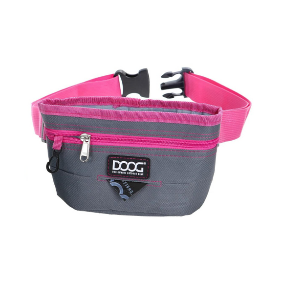Good Dog Treat & Training Pouch Grey & Pink