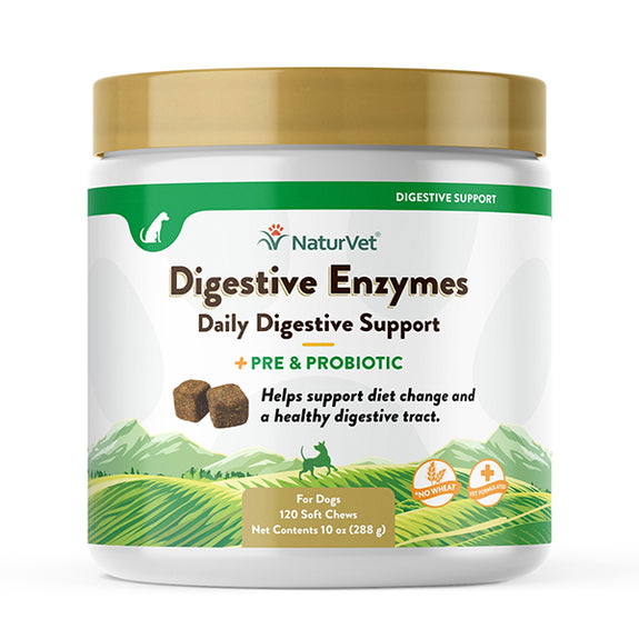 Digestive Enzymes Plus Prebiotics & Probiotics Soft Chews for Dogs