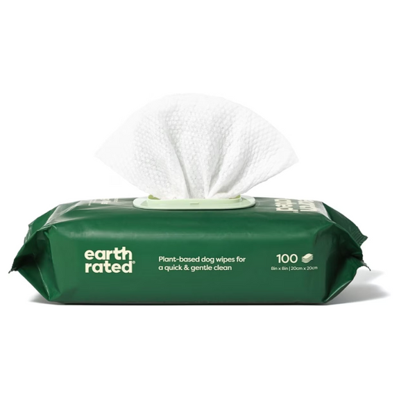 Biodegradable Unscented Grooming Wipes for Dogs