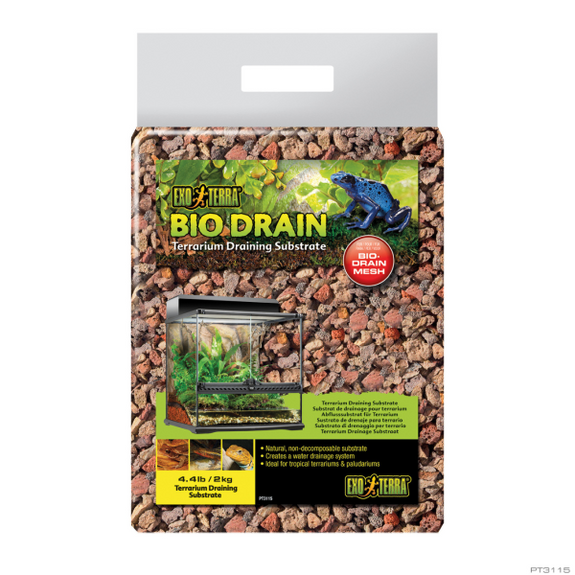 BioDrain Draining Substrate for Reptile, Amphibian & Bioactive Terrariums