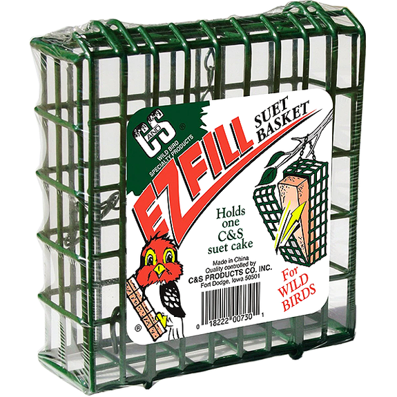 EZ Fill Suet Basket Wild Bird Feeder