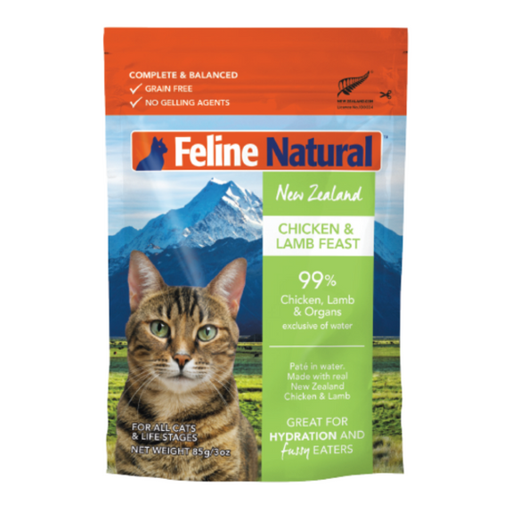 Chicken & Lamb Feast Grain-Free Pouch Wet Cat Food