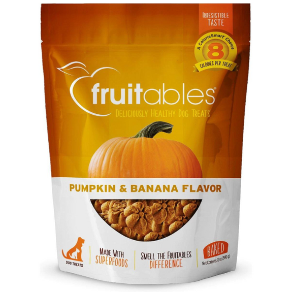 Crunchy Pumpkin and Banana Dog Treats