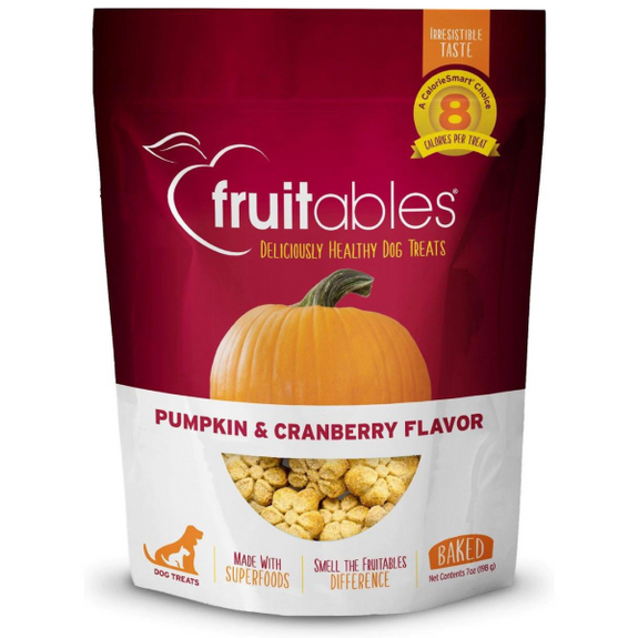 Crunchy Pumpkin and Cranberry Dog Treats