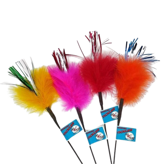Sparkling Tickler Feather Wand Toy
