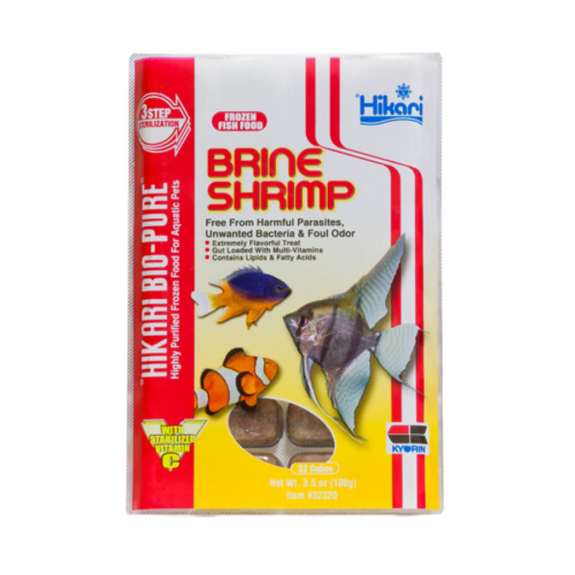 Bio-Pure Brine Shrimp Frozen Aquarium Fish Food & Treat
