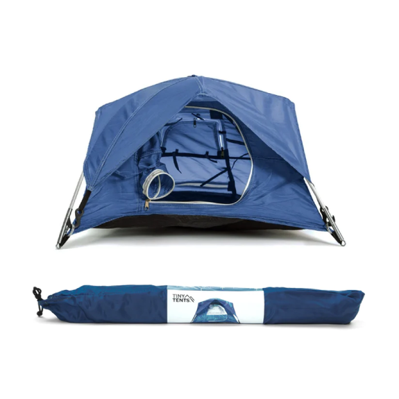 Tiny Tent Packable Miniature Travel & Play Tent for Pets Sky Blue