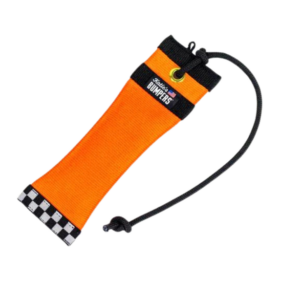 Heave Fire Hose & String Dog Fetch Toy Orange