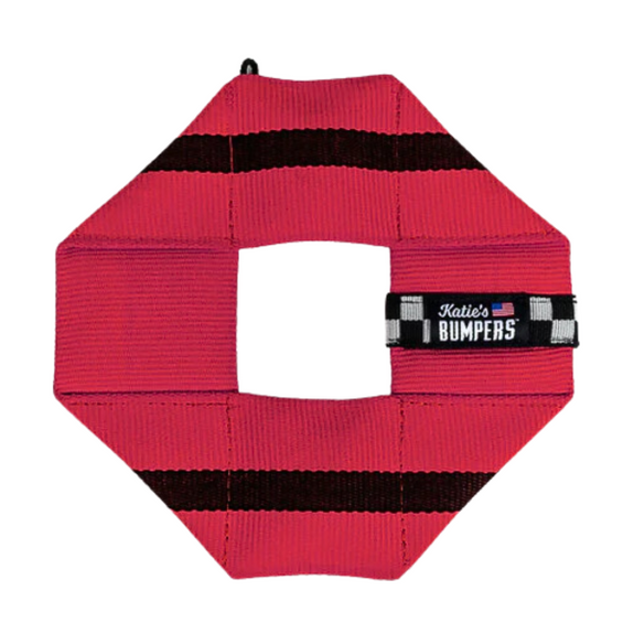 Frequent Flyer Square Fire Hose Material Dog Fetch Toy Red