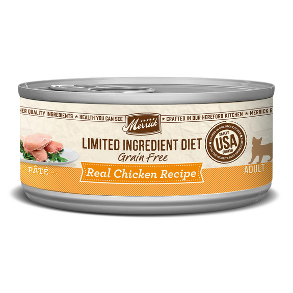 Limited Ingredient Diet Real Chicken Recipe Grain-Free Wet Canned Cat Food