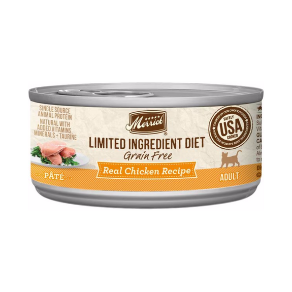 Limited Ingredient Diet Real Chicken Recipe Grain-Free Wet Canned Cat Food