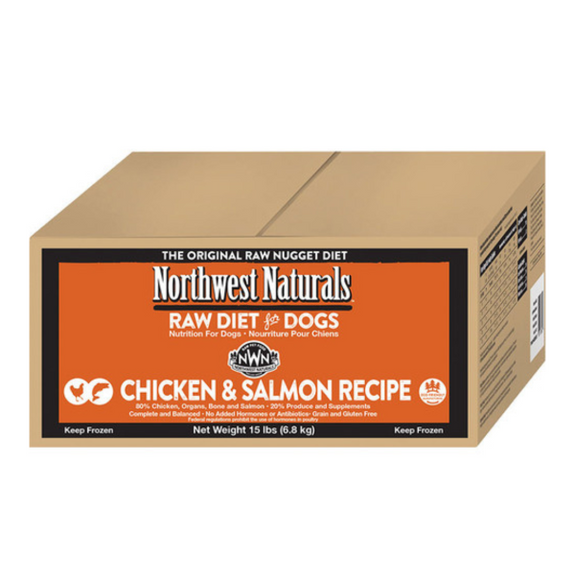 Dinner Bars Chicken & Salmon Recipe Frozen Raw Dog Food