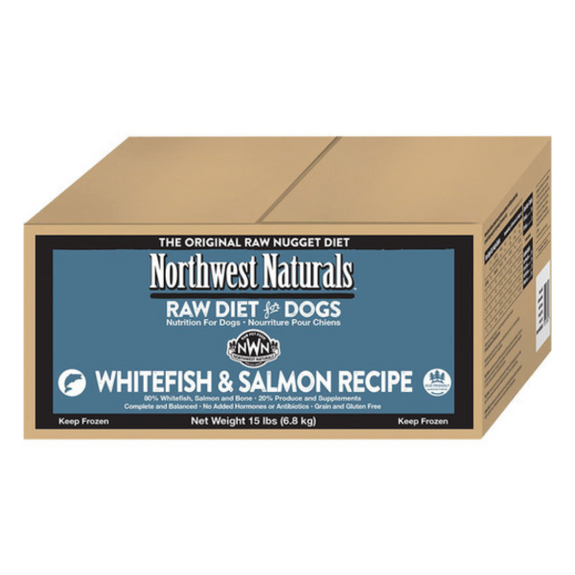 Dinner Bars Whitefish & Salmon Recipe Frozen Raw Dog Food