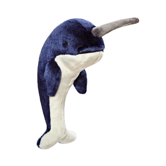 Narwal Fabric Dog Toy