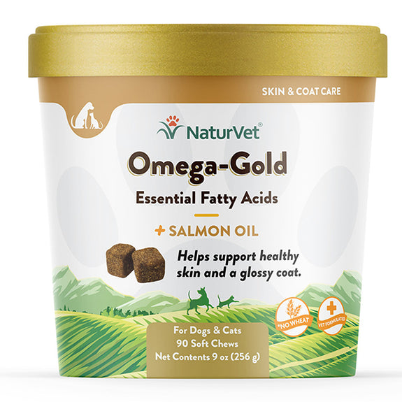 Omega-Gold Plus Salmon Oil for Skin & Coat Soft Chews Dog & Cat Supplements