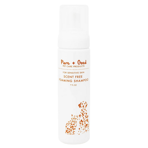 Unscented Sensitive Skin Pet Foaming Shampoo