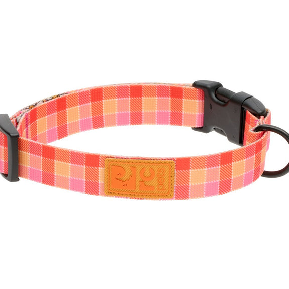 Eco Clip Dog Collar, Gleeful Gingham
