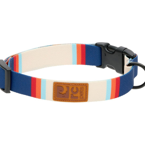 Eco Clip Dog Collar, Coastal Stripe