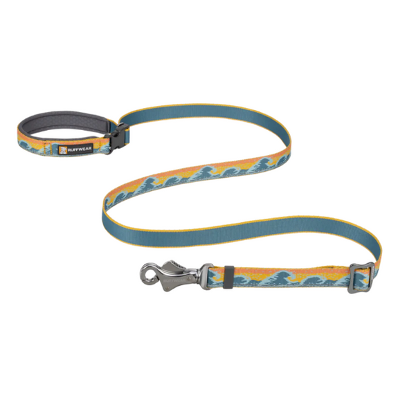 Crag EX Reflective Adjustable Hand Held or Waist Worn Dog Leash Rising Wave
