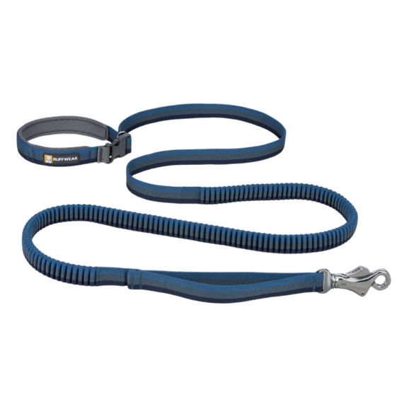 Roamer Bungee Stretchy Waist Worn Dog Leash Orion Blue