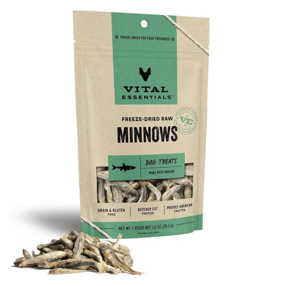 Freeze-Dried Grain-Free Minnows Dog Treats