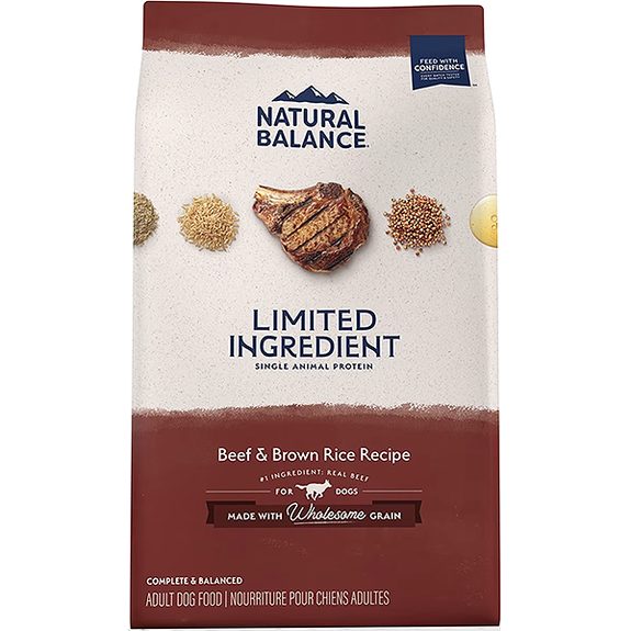 Limited Ingredient Diet Beef & Brown Rice Recipe Dry Dog Food