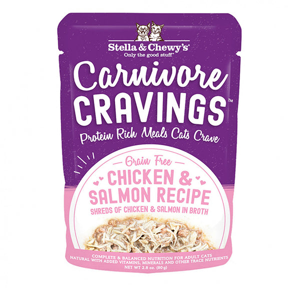 Carnivore Cravings Chicken & Salmon Recipe Wet Cat Food