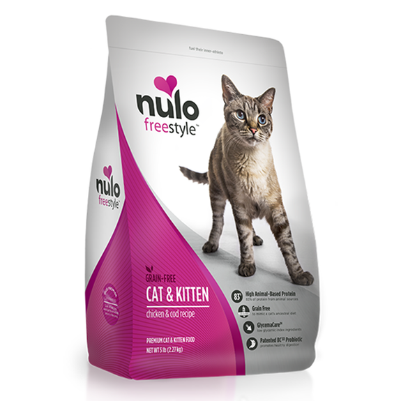 FreeStyle Cat and Kitten Grain-Free Chicken and Cod Recipe Dry Cat Food