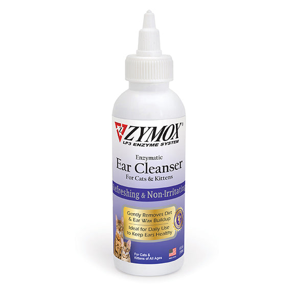 Gentle & Soothing Enzymatic Ear Cleanser for Cats & Kittens