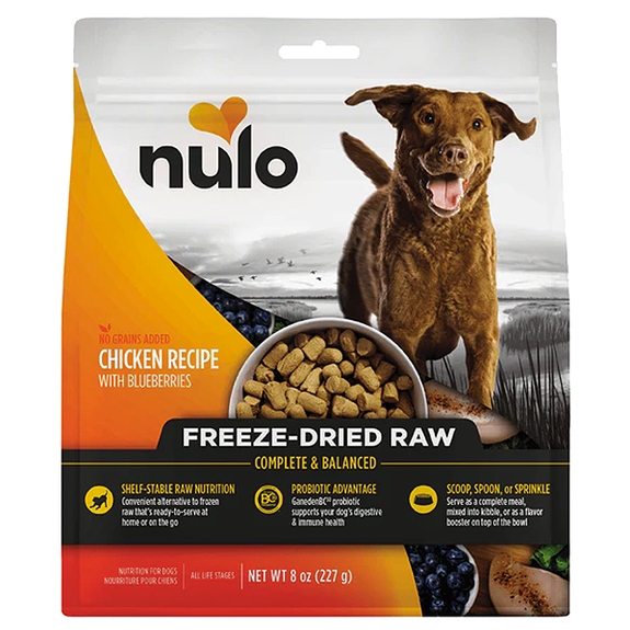 Chicken Recipe with Blueberries Freeze-Dried Raw Grain-Free Dog Food
