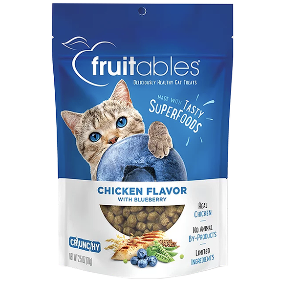 Chicken Flavor with Blueberry Crunchy Cat Treats