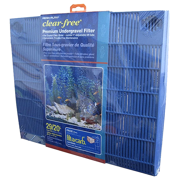 Clear-Free Premium Undergravel Aquarium Filter 29 / 20 L Gallon