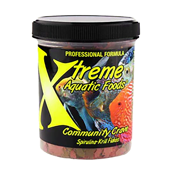 Community Crave Spirulina-Krill Flakes Aquarium Fish Food