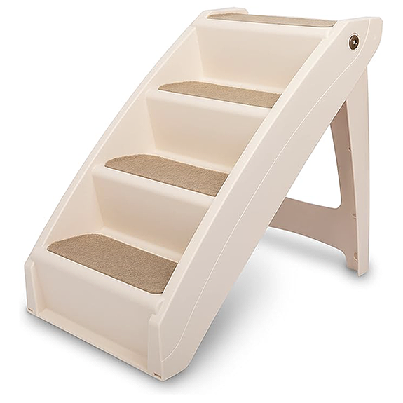 CozyUp Folding Pet Steps Tan