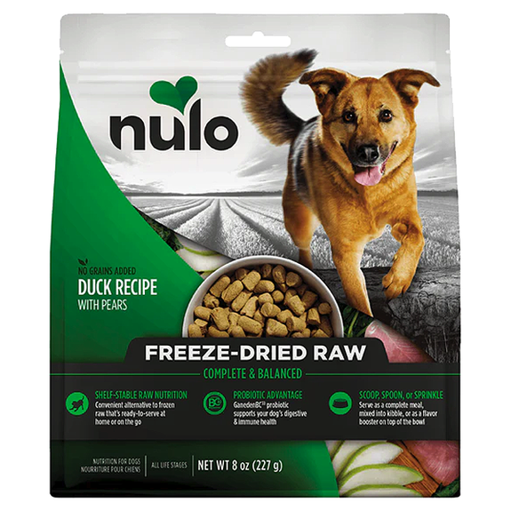 Duck Recipe with Pears Freeze-Dried Raw Grain-Free Dog Food