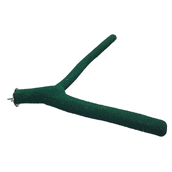 Forked Sand Covered Bird Perch
