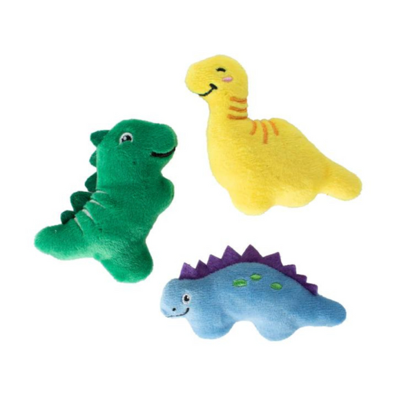 Rawr-Some Crew Dinosaur Cat Crinkle Toy