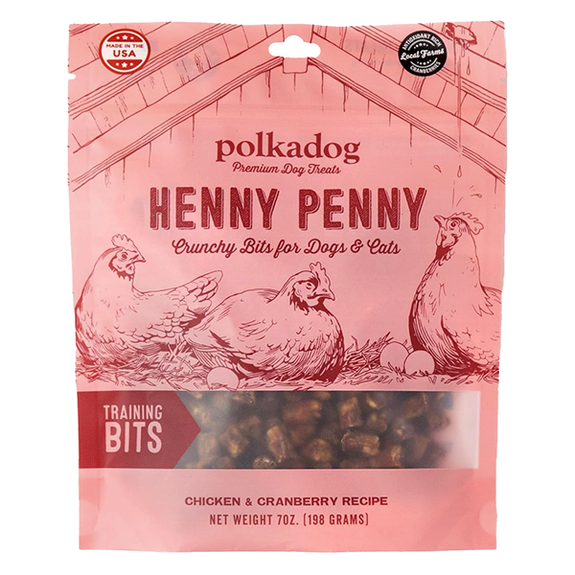Henny Penny Chicken & Cranberry Crunchy Bits Training Dog Treats