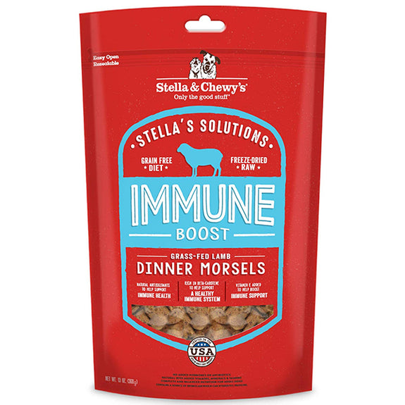 Stella's Solutions Grain-Free Immune Boost Grass Fed Lamb Dinner Morsels Freeze-Dried Raw Dog Food