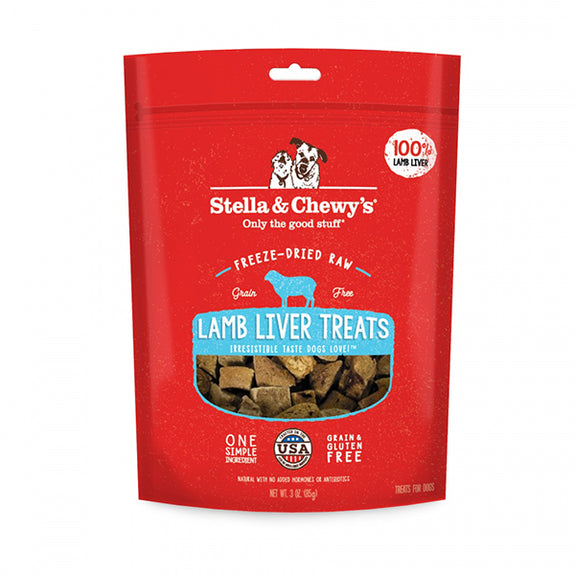 Freeze-Dried Raw Lamb Liver Dog Treats