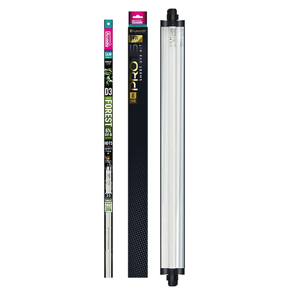 LumenIZE Pro T5 D3 Forest 6% UVB 48 Inch 54 Watt Smart App Controlled Lighting Kit for Reptiles