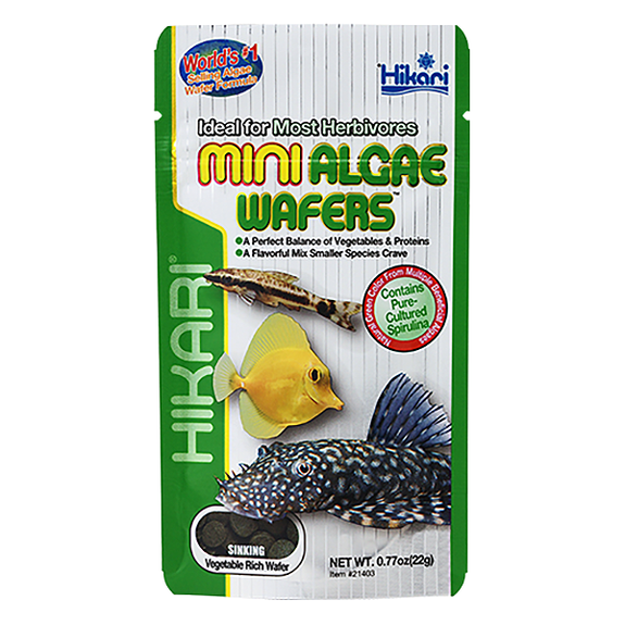 Tropical Mini Algae Wafers Sinking Aquarium Fish Food